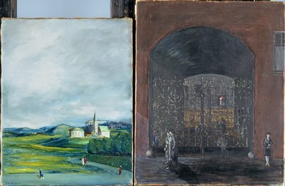 Paisaje y escena de calle de Joachim Ringelnatz